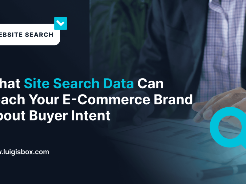 Jak dane dotyczące wyszukiwania w witrynie mogą pomóc Twojej marce e-commerce poznać intencje kupujących?